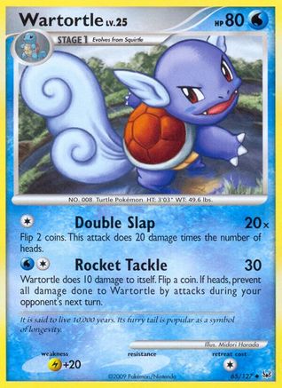 Wartortle 065 Platinum - Uncommon
