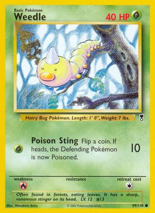 Weedle 099/110 Legendary Collection - Common