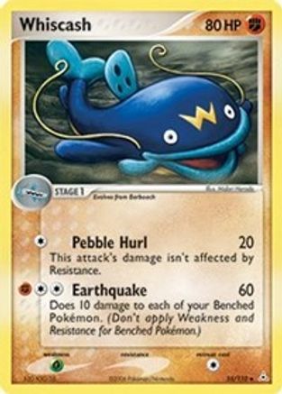 Whiscash 055 - Reverse Holofoil Holon Phantoms - Uncommon