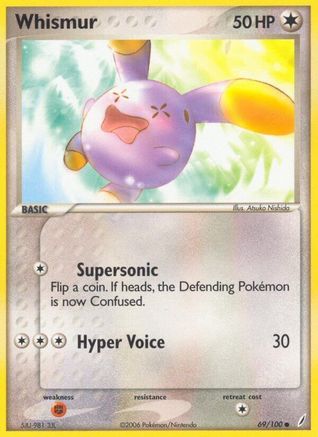 Whismur 069/100 Crystal Guardians - Common