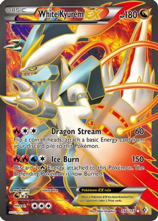White Kyurem EX (146 Full Art) (146 Full Art) 146 - Holofoil Boundaries Crossed - Ultra Rare