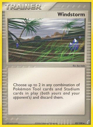 Windstorm 085/100 - Reverse Holofoil Crystal Guardians - Uncommon
