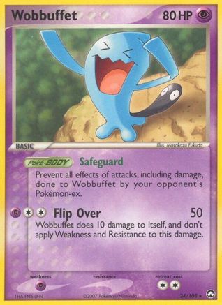 Wobbuffet 024 Power Keepers - Rare