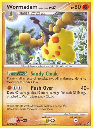 Wormadam Sandy Cloak 042 Secret Wonders - Rare