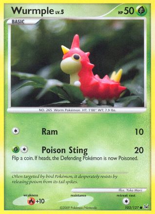 Wurmple 103/127 Platinum - Common