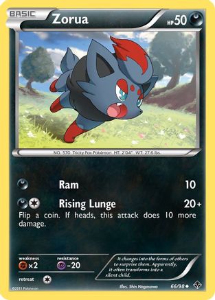 Zorua 066 - Reverse Holofoil Emerging Powers - Common