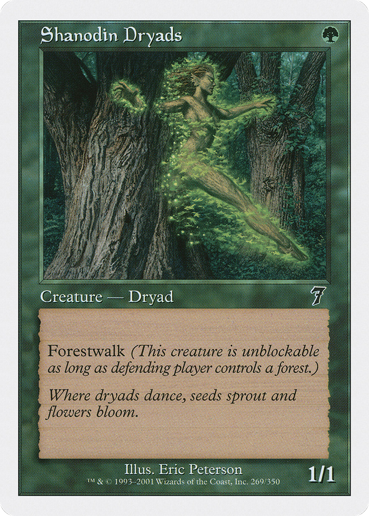 Shanodin Dryads (7ED-269★) - 7th Edition