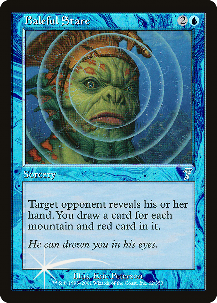 Baleful Stare (7ED-062) - 7th Edition Foil