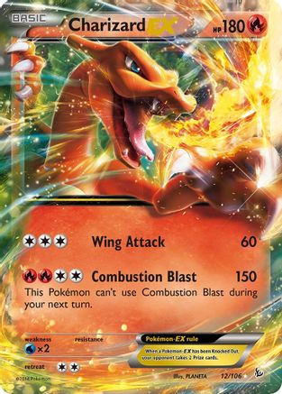 Charizard EX (12) (12) 012/106 - Holofoil XY Flashfire - Ultra Rare