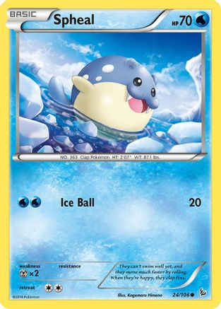 Spheal 024/106 XY Flashfire - Common