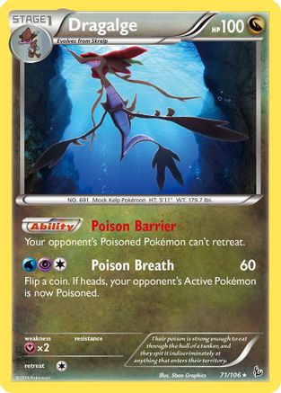 Dragalge 071/106 XY Flashfire - Rare