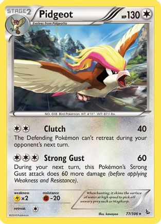 Pidgeot 077/106 XY Flashfire - Rare
