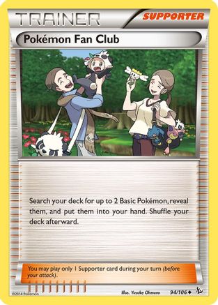 Pokemon Fan Club 094/106 XY Flashfire - Uncommon
