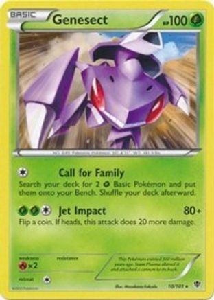 Genesect (BW Plasma Blast) 010/101 - Holofoil Deck Exclusives - Holo Rare