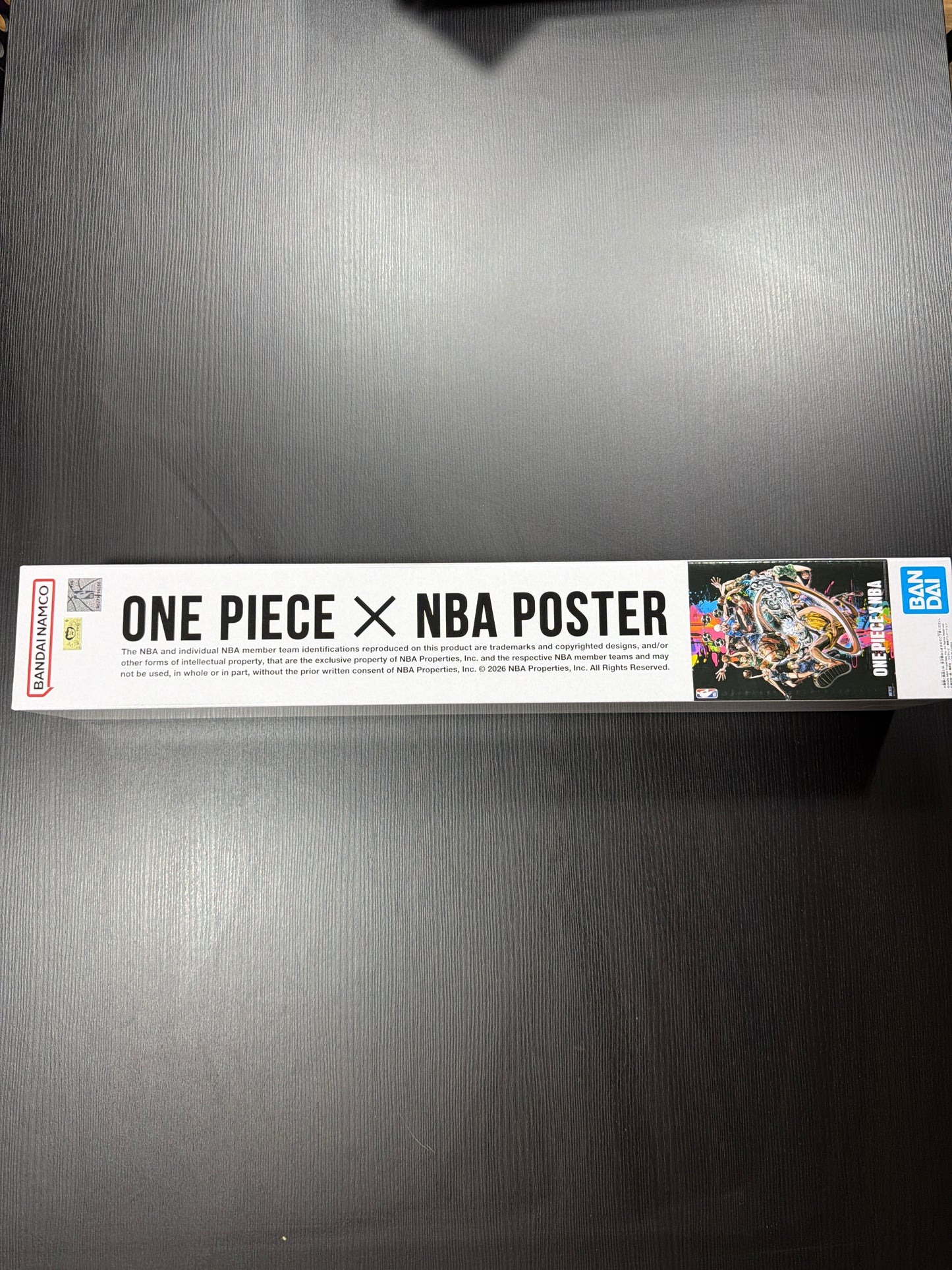 One Piece x NBA Poster