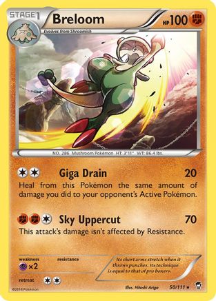 Breloom 050/111 XY Furious Fists - Rare