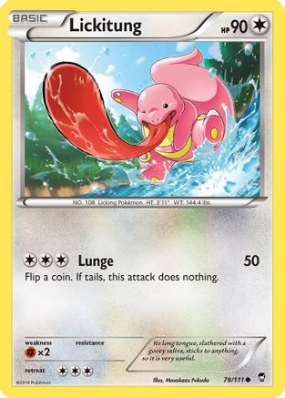 Lickitung 078/111 XY Furious Fists - Common