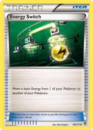 Energy Switch 089/111 XY Furious Fists - Uncommon