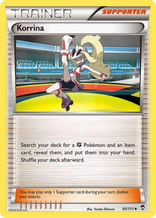 Korrina 095/111 XY Furious Fists - Uncommon