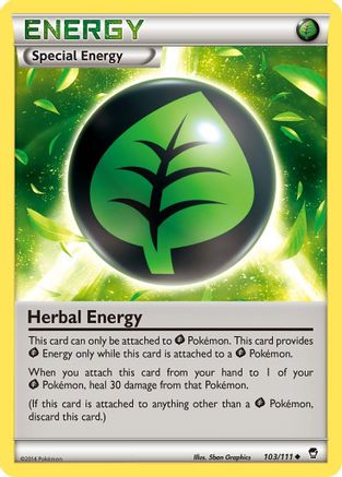 Herbal Energy 103/111 XY Furious Fists - Uncommon