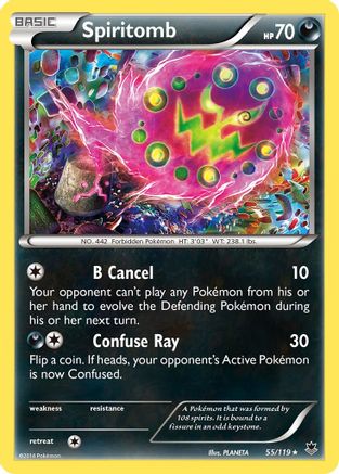 Spiritomb 055/119 XY Phantom Forces - Rare