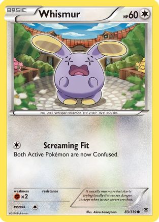 Whismur 083 XY Phantom Forces - Common
