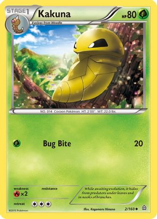 Kakuna 002 XY Primal Clash - Uncommon