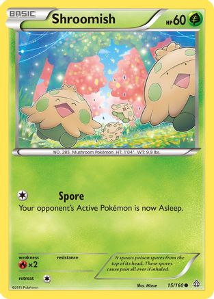 Shroomish 015/160 XY Primal Clash - Common