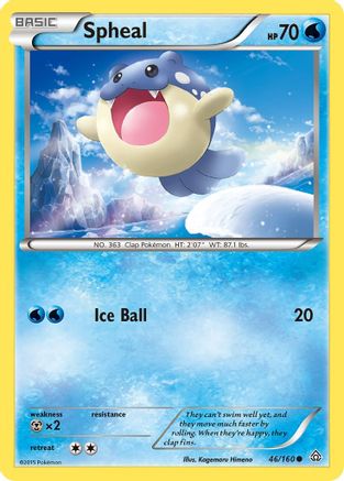 Spheal (46) (46) 046/160 XY Primal Clash - Common