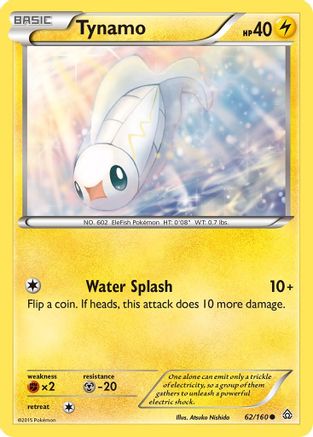 Tynamo 062 - Reverse Holofoil XY Primal Clash - Common