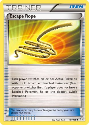 Escape Rope 127/160 - Reverse Holofoil XY Primal Clash - Uncommon