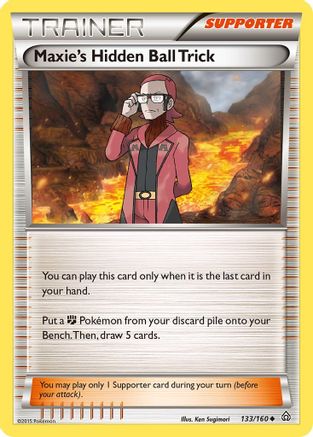 Maxie's Hidden Ball Trick 133/160 XY Primal Clash - Uncommon
