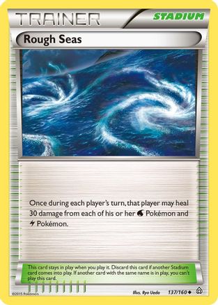 Rough Seas 137/160 XY Primal Clash - Uncommon