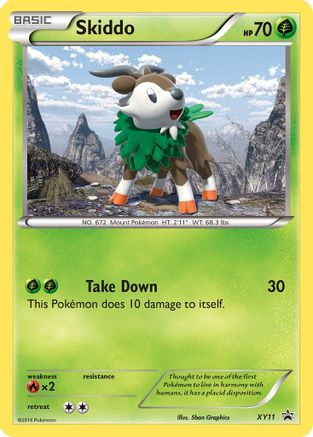 Skiddo XY11 - Holofoil XY Promos - Promo