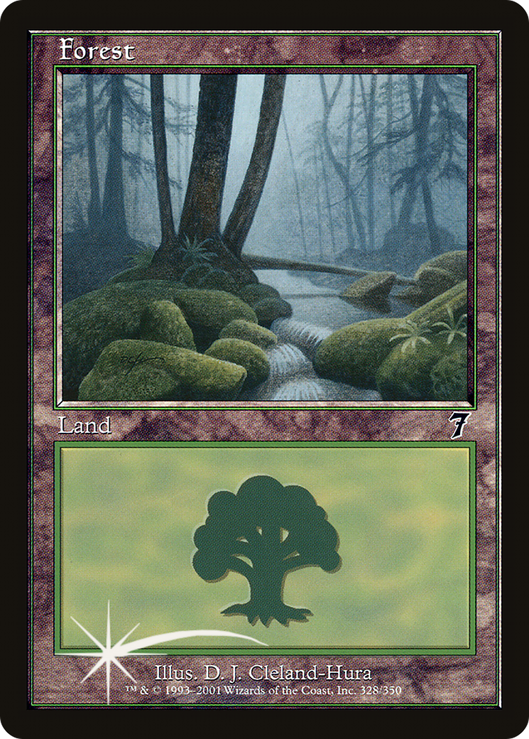 Forest (7ED-328) - 7th Edition Foil