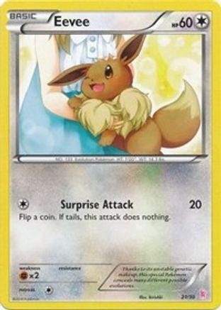 Eevee (21) (21) 021 XY Trainer Kit Sylveon & Noivern - Common