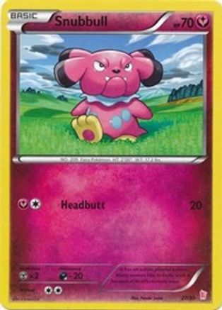 Snubbull (#27) (#27) 027 XY Trainer Kit Sylveon & Noivern - Common