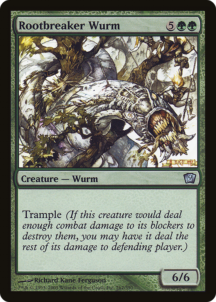 Rootbreaker Wurm (9ED-267★) - 9th Edition