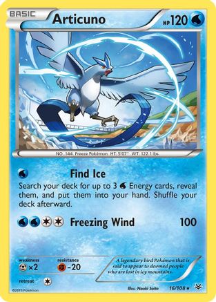 Articuno (16) (16) 016/108 XY Roaring Skies - Rare