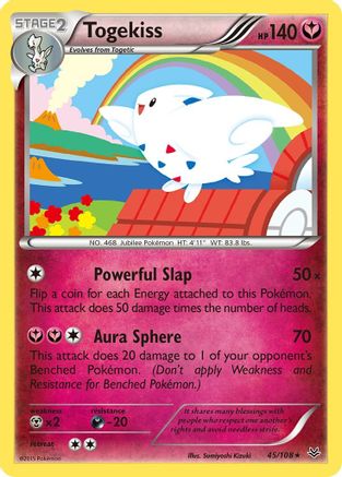 Togekiss (45) (45) 045/108 - Reverse Holofoil XY Roaring Skies - Rare