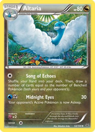 Altaria (53) (53) 053/108 XY Roaring Skies - Uncommon