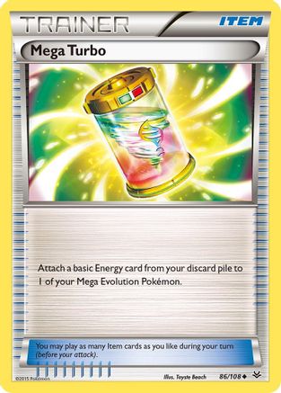 Mega Turbo 086/108 XY Roaring Skies - Uncommon