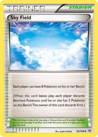 Sky Field 089/108 XY Roaring Skies - Uncommon