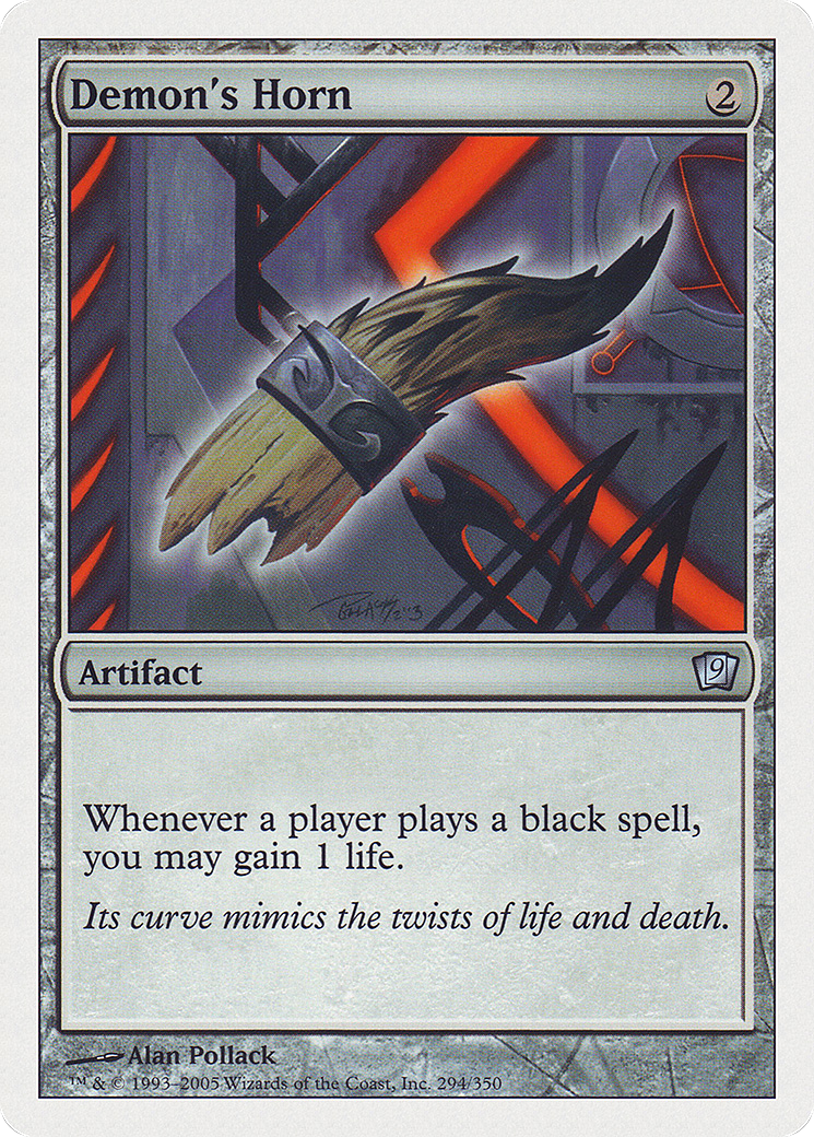 Demon's Horn (9ED-294★) - 9th Edition Foil