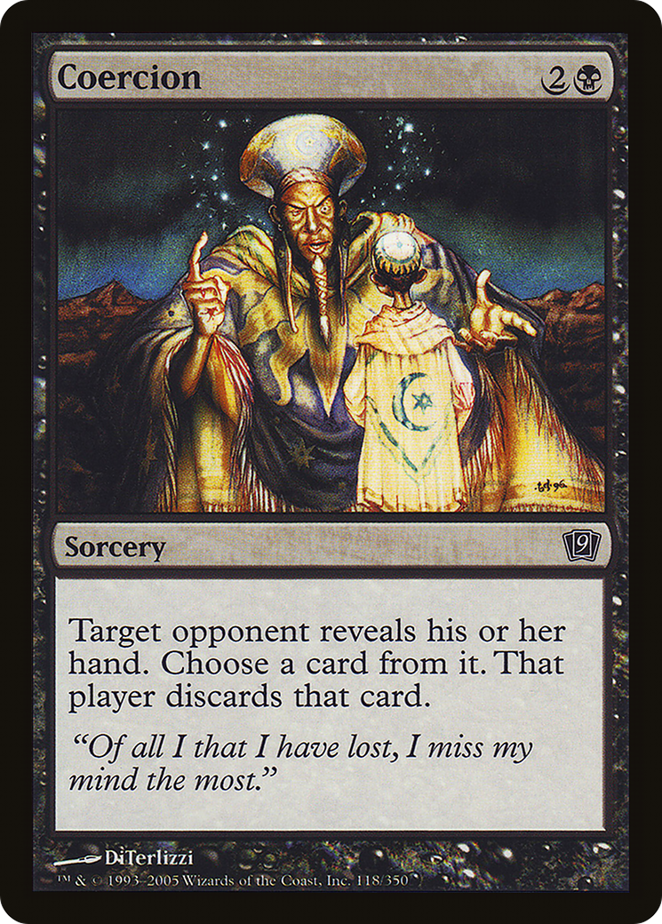 Coercion (9ED-118★) - 9th Edition Foil