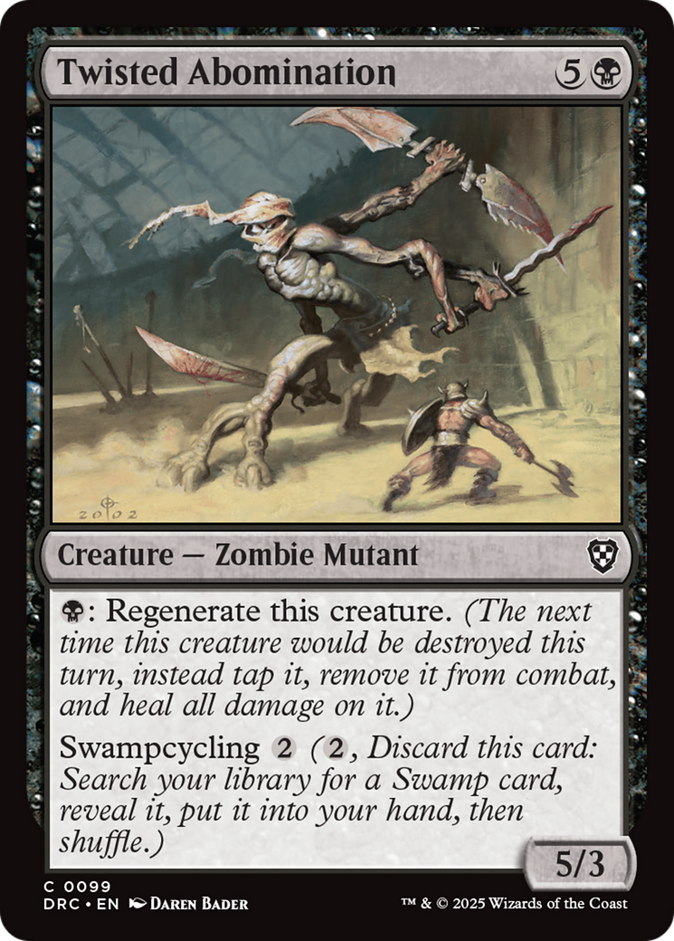 Twisted Abomination (DRC-099) - Commander: Aetherdrift