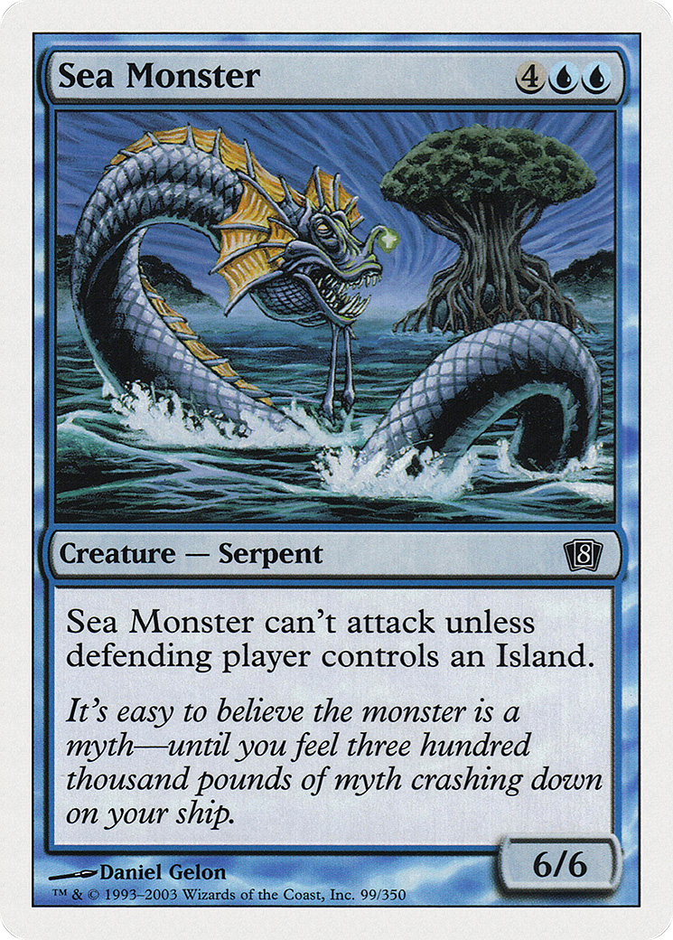Sea Monster (8ED-099) - 8th Edition