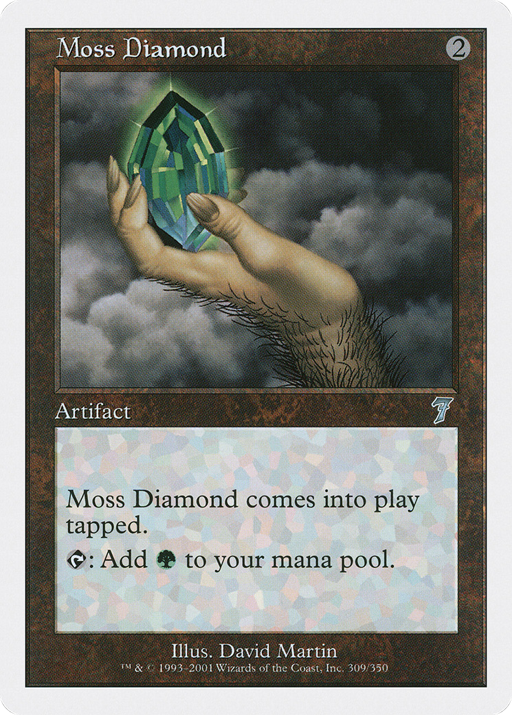 Moss Diamond (7ED-309) - 7th Edition