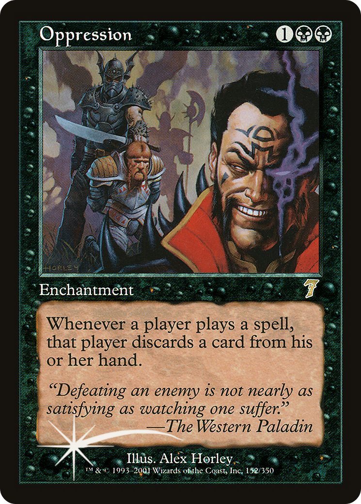 Oppression (7ED-152★) - 7th Edition Foil