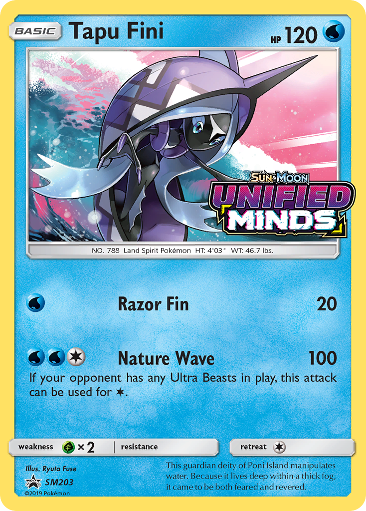 Tapu Fini (Prerelease) SM203 - Holofoil SM Promos - Promo